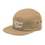 Tan Five Panel Hat - Bronze and Wool