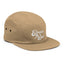 Tan Five Panel Hat - Bronze and Wool