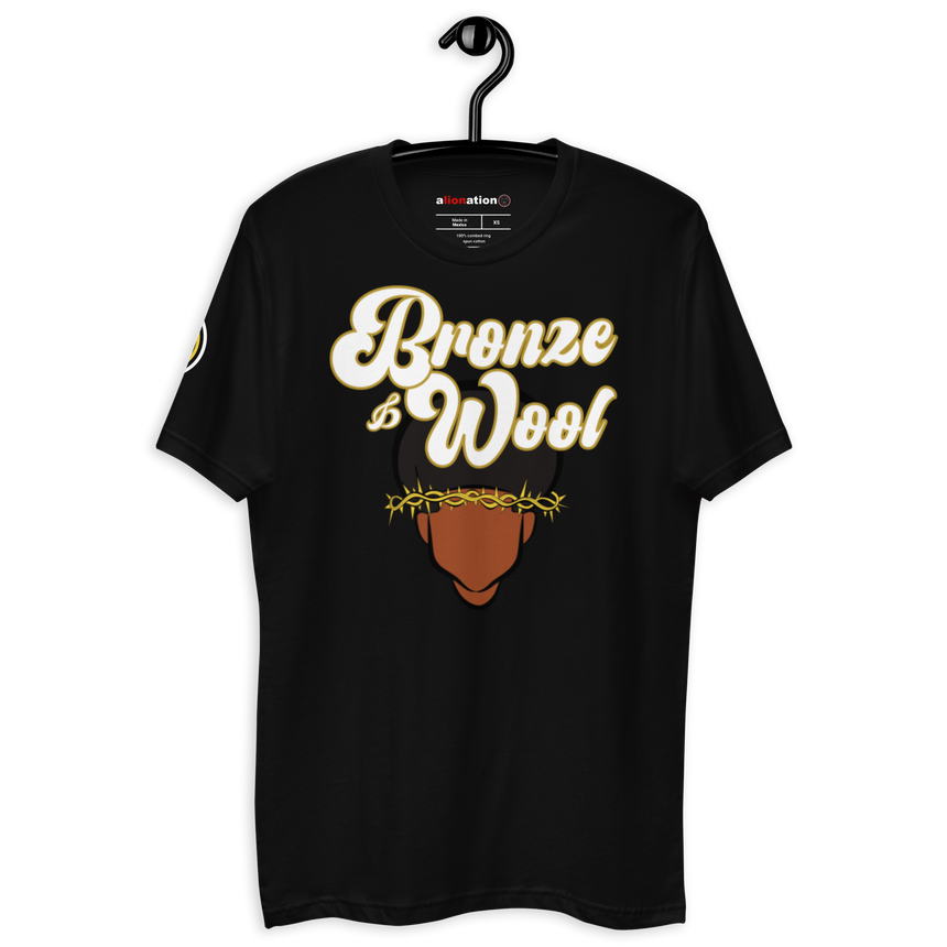 Bronze and Wool Mens T-shirt Black