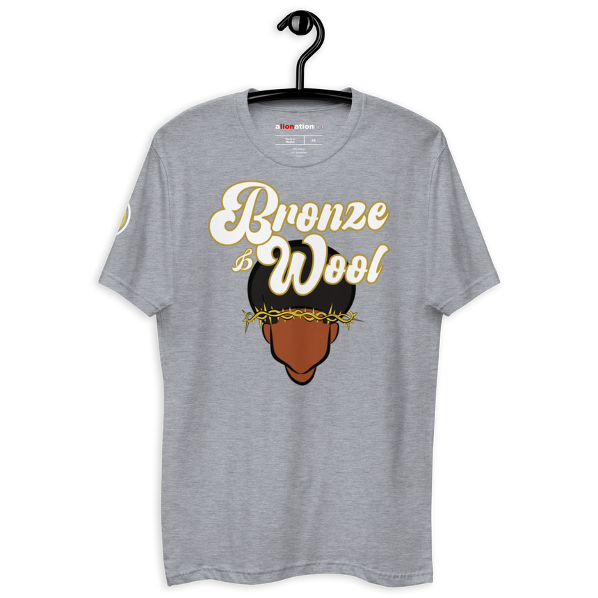 Bronze and Wool Mens T-Shirt Gray