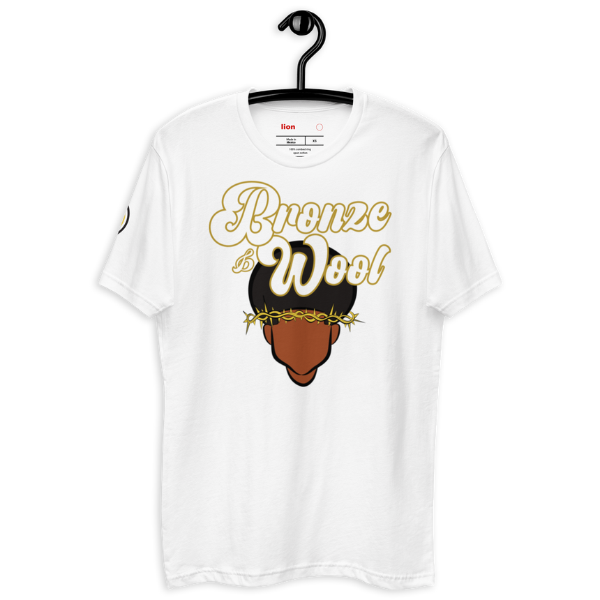 Bronze and Wool Mens T-shirt White